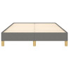 Estructura de cama tela gris oscuro 120x190 cm 5