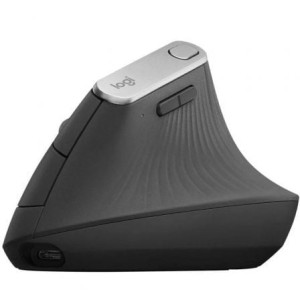 Ratón ergonómico inalámbrico por bluetooth logitech vertical mx/ batería recargable/ hasta 4000 dpi H