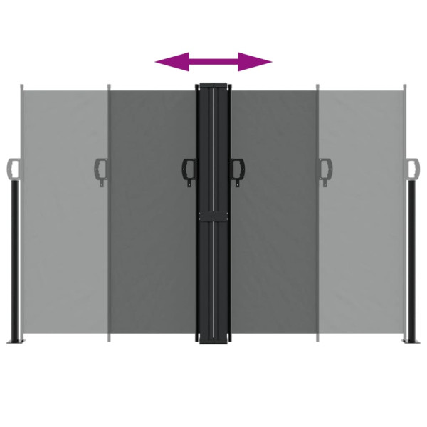 Toldo lateral retrátil 160x1200 cm antracite M 5