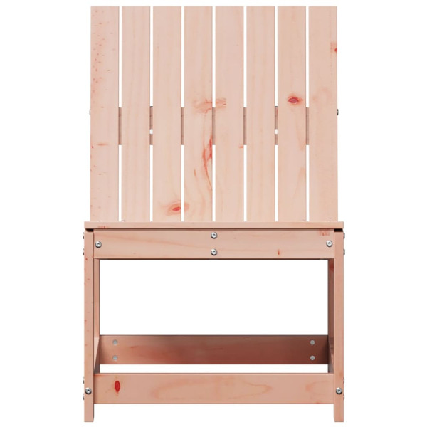 Silla de jardín madera maciza Douglas 50.5x55x77 cm M 4