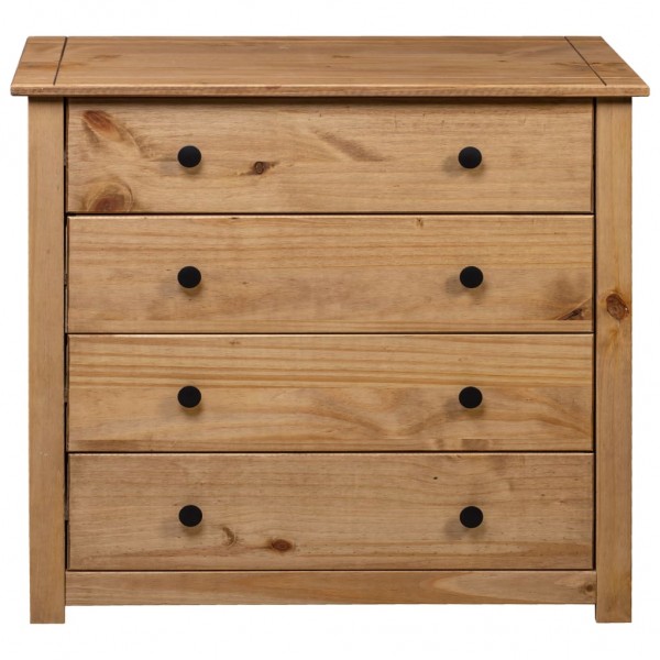 Armario auxiliar de madera de pino estilo Panamá 80x40x73 cm M 3