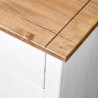 Móvel lateral 80x40x73 cm pinho Panama branco 3
