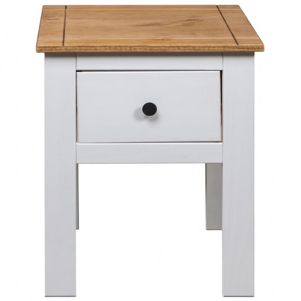Mesa de cabeceira 46x40x57 cm pinho Panama branco M 3