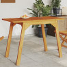 Mesa de jantar p/ jardim 110x56x75 cm madeira de acácia maciça 1