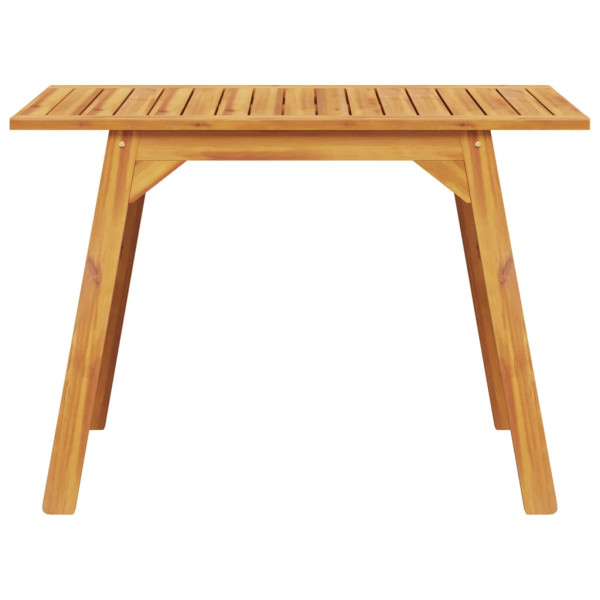 Mesa de comedor de jardín madera maciza de acacia 110x56x75 cm M 4