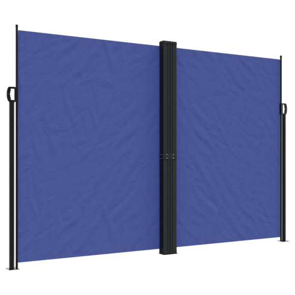 Toldo lateral retráctil azul 220x1000 cm M 2