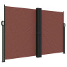 Toldo lateral retrátil 160x1200 cm castanho 2