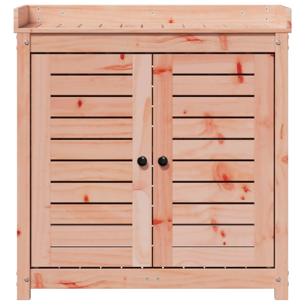 Mesa de plantación con estantes madera Douglas 82.5x50x86.5 cm M 5