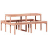 Mesa de pícnic madera maciza Douglas 160x134x75 cm 2