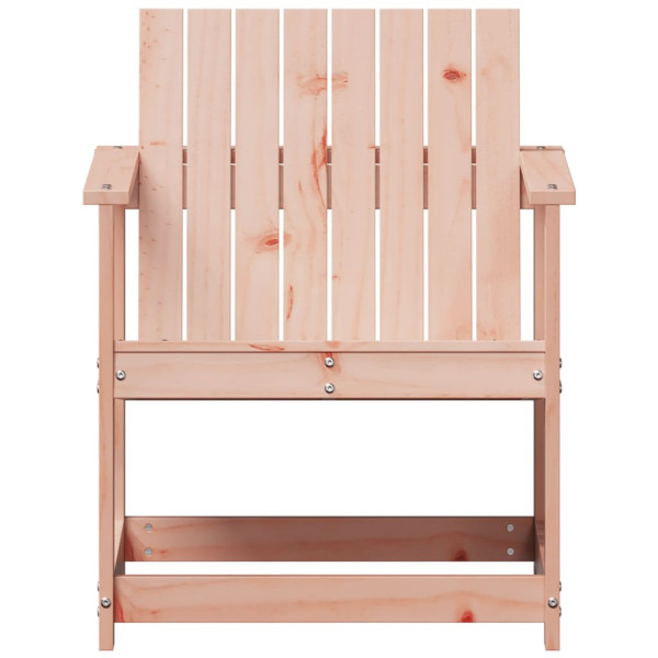 Silla de jardín madera maciza Douglas 62x55x77 cm M 4