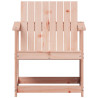 Silla de jardín madera maciza Douglas 62x55x77 cm 4