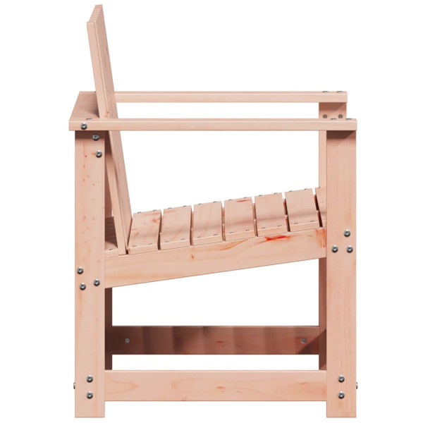 Silla de jardín madera maciza Douglas 62x55x77 cm M 5
