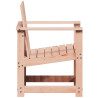 Silla de jardín madera maciza Douglas 62x55x77 cm 5