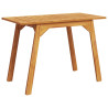 Juego de comedor de jardín 3 piezas madera maciza de acacia 5