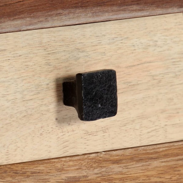 Mueble para TV de madera maciza reciclada 120x30x40 cm M 3