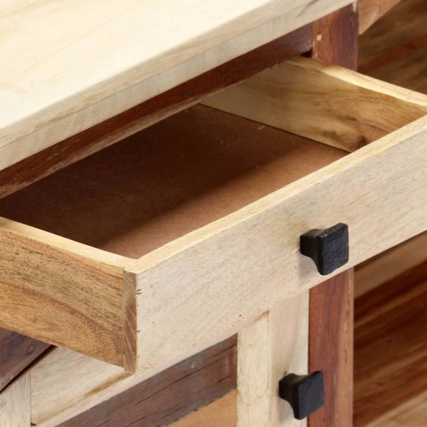 Mueble para TV de madera maciza reciclada 120x30x40 cm M 4