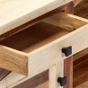 Mueble para TV de madera maciza reciclada 120x30x40 cm 4