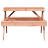 Mesa de pícnic madera maciza Douglas 105x134x75 cm 4