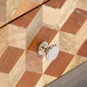 Móvel de TV 120x30x40 cm madeira de mangueira maciça cinzento H