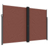 Toldo lateral retráctil marrón 220x1000 cm 2