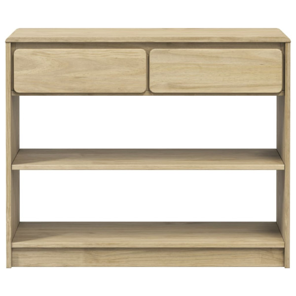 Mesa consola SAUDA madera maciza de pino roble 89.5x36.5x73 cm M 4