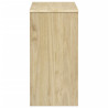 Mesa consola SAUDA madera maciza de pino roble 89.5x36.5x73 cm 5