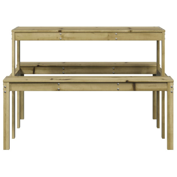 Mesa de pícnic madera pino impregnada 110x134x75 cm M 4