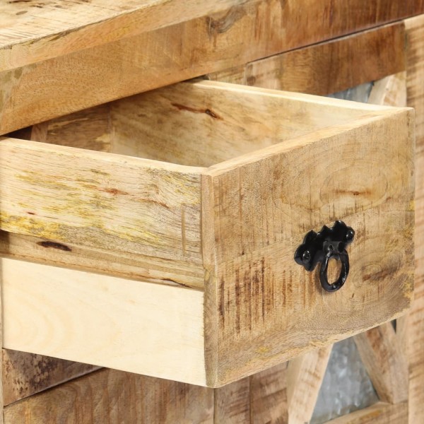 Aparador de madera de mango maciza 60x30x76 cm M 2