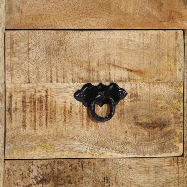Aparador de madera de mango maciza 60x30x76 cm M 3