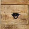 Aparador de madera de mango maciza 60x30x76 cm 3