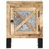 Mesa de cabeceira 40x30x50 cm madeira de mangueira maciça 3