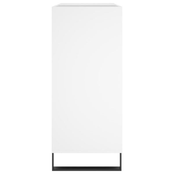 Armário para discos 84.5x38x89 cm derivados de madeira branco M 5