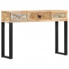 Mesa consola 110x30x76 cm madeira de mangueira maciça 1