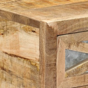 Mesa consola de madera maciza de mango 110x30x76 cm H