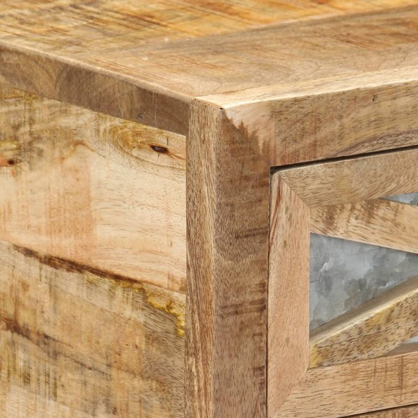 Mesa consola 110x30x76 cm madeira de mangueira maciça M 2