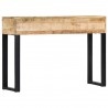 Mesa consola de madera maciza de mango 110x30x76 cm 5