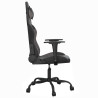 Silla gaming cuero sintético negro y gris 4