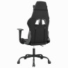 Silla gaming cuero sintético negro y gris 5