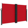 Toldo lateral retráctil rojo 140x1200 cm 2