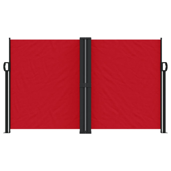 Toldo lateral retráctil rojo 140x1200 cm M 3