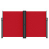 Toldo lateral retráctil rojo 140x1200 cm 3
