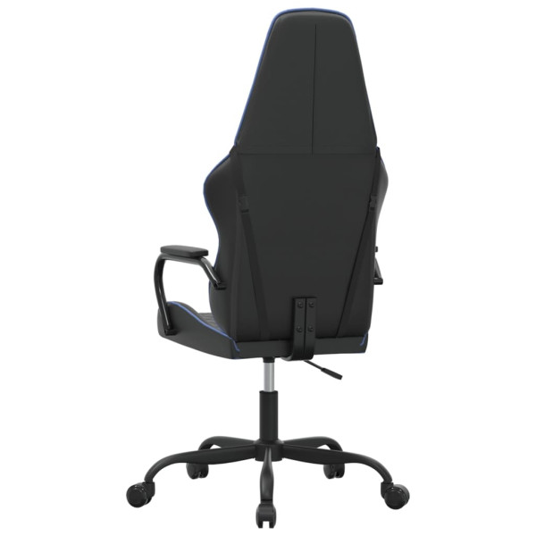 Silla gaming cuero sintético negro y azul M 5