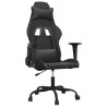 Silla gaming cuero sintético negro 2