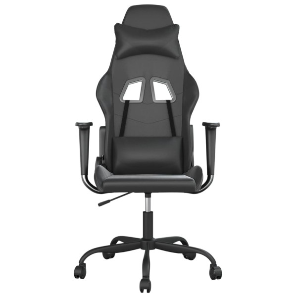 Silla gaming cuero sintético negro M 3