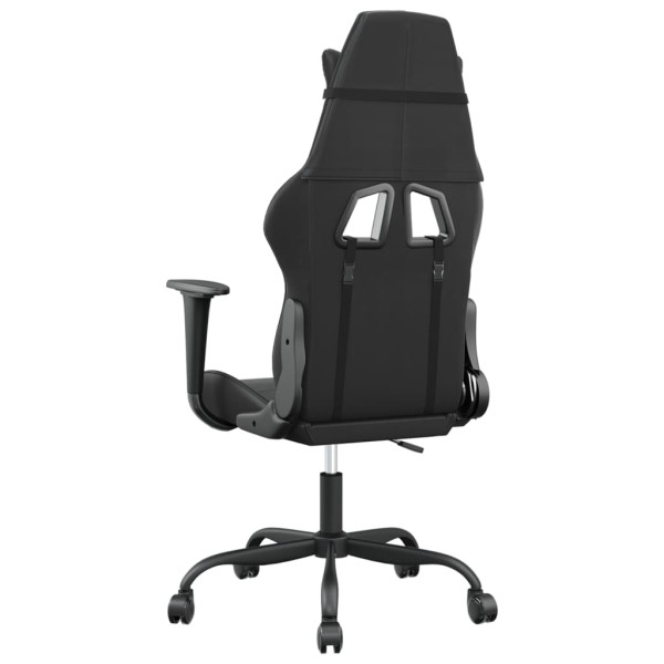 Silla gaming cuero sintético negro M 5