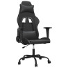 Silla gaming con masaje cuero sintético negro 2