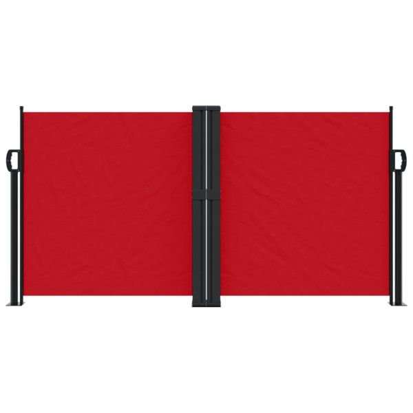 Toldo lateral retráctil rojo 120x1200 cm M 3