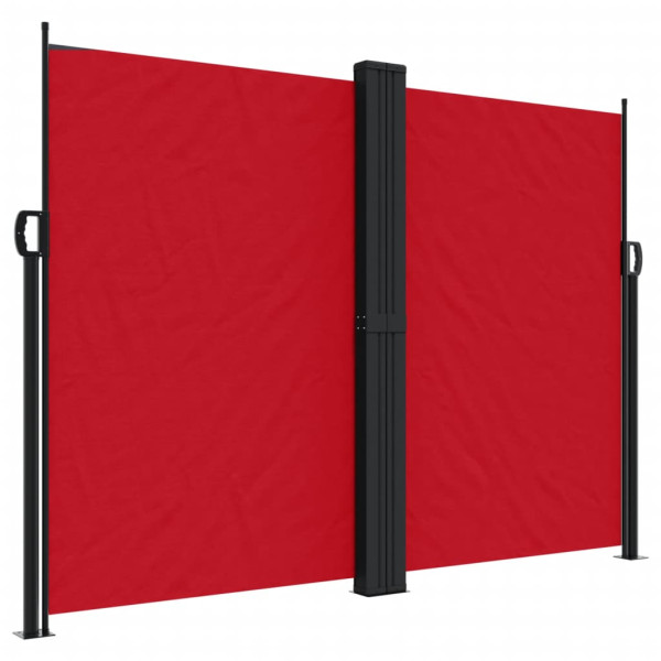 Toldo lateral retráctil rojo 180x1200 cm M 2