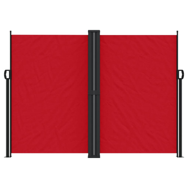 Toldo lateral retráctil rojo 180x1200 cm M 3