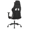 Silla gaming cuero sintético negro y rojo vino tinto 5